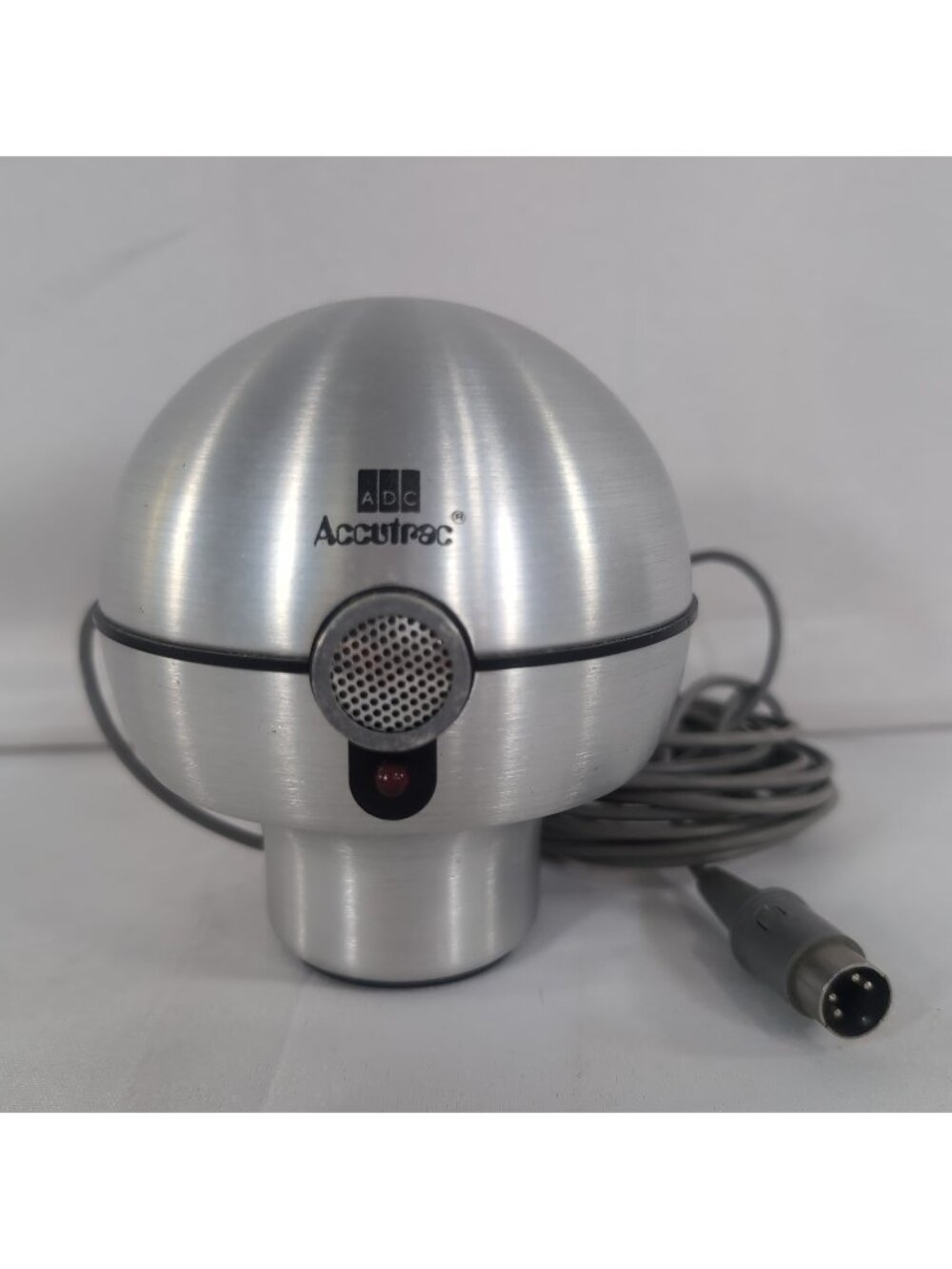 ADC Accutrac 4000 R.X.I. Receiver Orb Sensor Silver Space Age UNTESTED AS IS